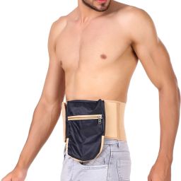 OSTOMY BAG SUPPORT BELT FOR LEFT SIDE OSTOMATES Abdominal Belt-image-55