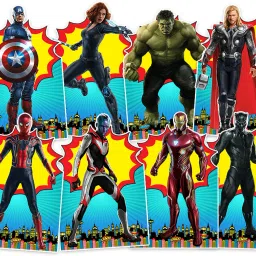 Avenger Cutout Theme Birthday Decoration Party item Paper Cut-outs-image-3