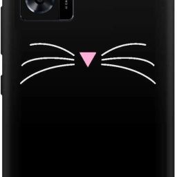 Back Cover for Soft Silicone Cat Ear Meow Back Cover Case for OPPO CPH2387 / Oppo_A57 2022 - Black-image-88