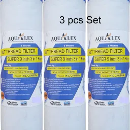 Pokar RO, 3pc MLT filter Cartridge 9 inch. 3 in 1 Multilayered Tap Mount Water Filter-4