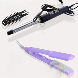 CURLEX Perfect Combo | Hair Curler & Hair Crimper for Women & Girls | Personal Care Appliance Combo-image-82