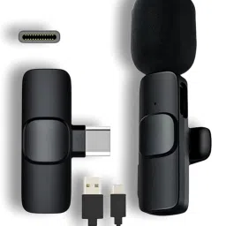 RelElseTech K8 Clip-On Wireless Microphone for Vlogging, Video Recording, and Live Streaming Camera Microphone-29