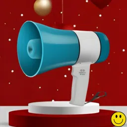 Handheld Megaphone with Siren, Microphone & Rechargeable for Outdoor EventsA91 Megaphone Portable Megaphone Siren Loudspeaker Function &Long Battery BackupA91 Outdoor PA System-image-93