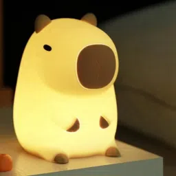 Avastro Capybara Lamp, LED Baby Silicone Night Light Capybara, Rechargeable Children's Smart Bridge-26