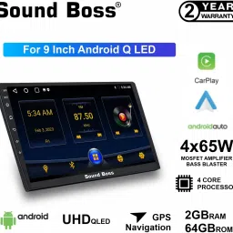 Androidify 3rd Generation Bass-Blaster 9' Inch Q-LED Android Car-Play (2GB/64GB) Car Stereo-image-5
