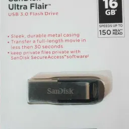 Binatone SanDisk Cruzer Blade 16gb Pendrive USB 2.0 16 GB Pen Drive Compatible with Desktop Computer, Gaming Console, Laptop, Mobile, Tablet USB 3.0 Plastic Case-24