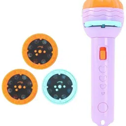 Slide Patterns Mini Projector Torch Toy,Flashlight Projector for Kids-3