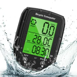 shivexim Universal 19 Functions IP54 Waterproof Bicycle Speedometer Odometer Wireless Cyclocomputer image 2