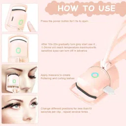 umis creation Electric Heating Eyelash Curling Tool USB Smart Digital eyelash curlers (multi) image 4