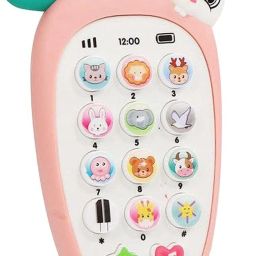 Radish Style Cute Rabbit Face Pretend Play Cell Phone Toy for Kids-11