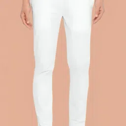 White Cotton Men Pyjama-image-5