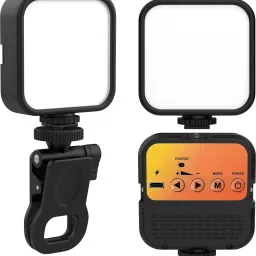 SUICUNE Portable Selfie Light for iPhone: LED Rechargeable Phone Fill Lights 250 lx Camera LED Light-40