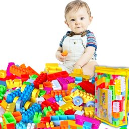 DIY Plastic Building Blocks for Kids 100+ pcs Learning Toy Set-25