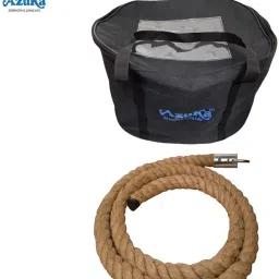 Professional Climbing Rope 1.6inch 10ft with climbing rope carry bag Brown, Black-image-62