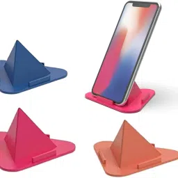 Velco Universal Portable Three-Sided Pyramid Shape Desktop/Table Mobile Stand|Pack-4| Mobile Holder-picture-15