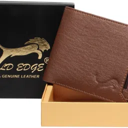 Men Trendy Tan Artificial Leather Wallet - Mini-image-8