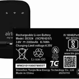 VEHUB Mobile Battery For Airtel DC024/ H12348 / WD670 Compatible For Reliance /Jio Airtel My WiFi AMF-311WW 4G Hotspot/ZTE Wipod Airtel 4G Hotspot-2300mAh-picture-41
