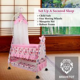 Baby Pink cradle+swing-image-61