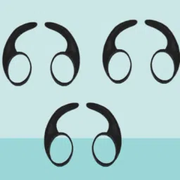 BUMTECH 16pcs Black BoAt Rockerz-255 In The Ear Headphone Cushion-image-60