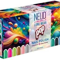 Lush Bella Nail Polish Combo Set, Long Lasting Amazing Shades (12 x 6ml) Multicolor-1