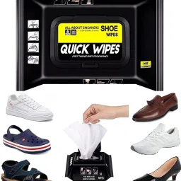 Anshucreation Natural Sneaker & Shoe Cleaner Wipes - 1 Packs of 80 Cleaner-image-48