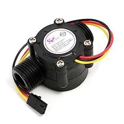 generic Water Flow Hall Sensor Control Switch Fluid Flow Meter Flowmeter Counter 1-30L/min Compatible image 2