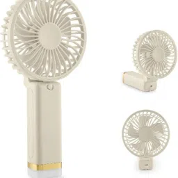 PLERIZA (RECHARGEABLE PORTABLE USB FAN) With Mobile Stand, 1200mAh Battery 3 Speed Modes | Travel, Makeup, Kitchen,Women’s Personal Pankhaa USB Fan-picture-12