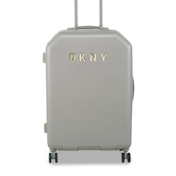DKNY Grey ALLORE Color Hard Medium Luggage-32