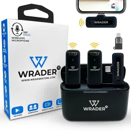 Dual Wireless Mic with Charging Case and Noise Reduction for Video Recording Microphone-16