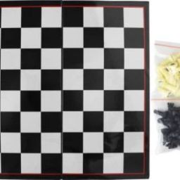 ananya toys Magnetic Chess Board Game Set for Kids & Adults with Folding Design Board Game 4 cm Chess Board image 2
