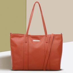 Women Orange Tote - Extra Spacious-image-24
