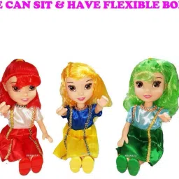 Realistic Three Sister Dolls with Fancy Dress & Movable Body Parts for Kids|98-image-45