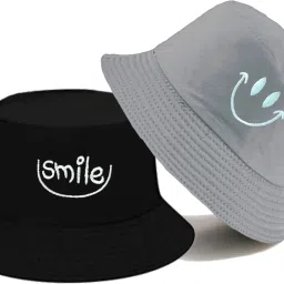 Jamont Unisex Bucket Hat Beach Sun Hat Fishing Hat Reversible Double-Side-Wear-image-44