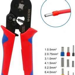 0.25-6 mm² AWG 23-10, Crimping Plier Self-adjustable Crimping Tools Square Ferrule Wire Cable Manual Hydraulic Crimper-19
