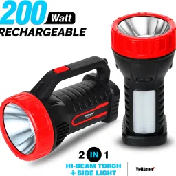 Dual Tube Table top Light with Long Range Rechargeable 6 hrs Torch Emergency Light-14