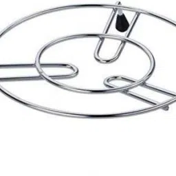 Dining Table Stand for Hot Vessels - Pack of 1 STEEL Trivet-21