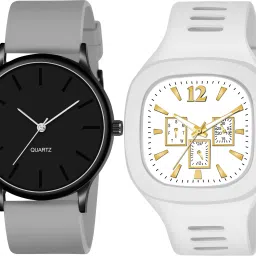 Analog Watch - For Men New Combo Of Square Dial and Silicone Strap-picture-19
