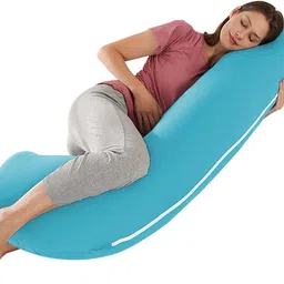 linenovation Microfibre Solid Pregnancy Pillow Pack of 1-picture-29
