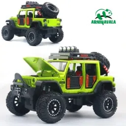 1:24 Jeeps Wrangler Rubicon Alloy Pickup Jeep Model Diecasts Metal Off road toy-image-84