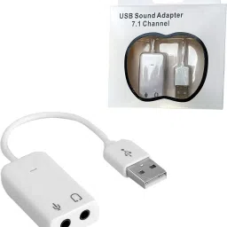ASTOUND White 7.1 Channel USB Audio Adapter with Mic-K8 Phone Converter-picture-14
