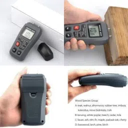 real instruments 0-99.9% Two Pin High Quality Portable Humidity Tester Timber Damp Detector EMT01 EMT01 Pin-Type Digital Moisture Measurer image 3