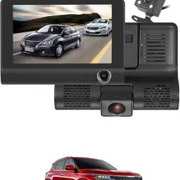 170 Degree/3 Lens G-Sensor 4Inch 3 Way DVR Video Recorder For Car Black LCD-image-65
