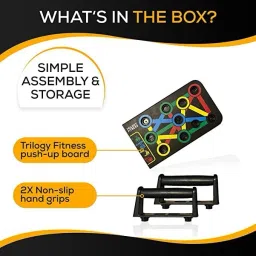 Push Up Board-Portable Multi-Function Workout Equipment-14 Different Variations Fitness Accessory Kit Kit-image-11