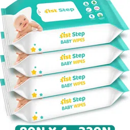 1st step Baby Wet Wipes Enriched With Aloe-Vera And Jojoba Oil (Pack Of 4)-picture-19
