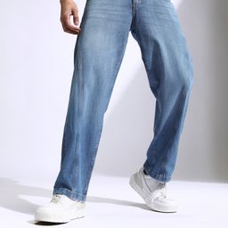 highlander Men Boot-Leg Mid Rise Blue Jeans-picture-8