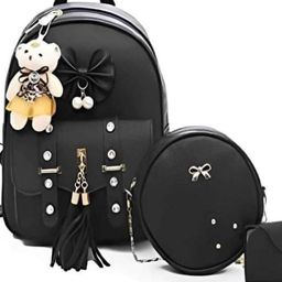 daq Small 10 L Backpack Fancy Leather Stylish Premium Backpack For Women & Girls School/Casual Bag-picture-0