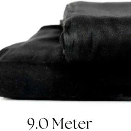 SARDAR EXCLUSIVE 9.0 Black Medium Weight Soft Rubia Voile Pure Cotton Sikh Turban Pagri Solid Pagri-image-75