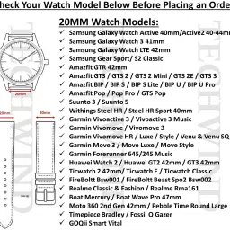 TECHWIND 20MM Classic Silicon Watch Strap (CHECK MODEL LIST) Combo Pack of 2 Watch Belt Smart Watch Strap image 2