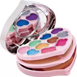 Tiny Deal Mini Makeup Kit for Girls Eye shadow Lip Gloss Mirror Contour Powder Palette-image-8
