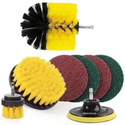Power Drill Scrubber Brush Set, Drill Brush Attachment Set Electrical Cleaning Spray-16